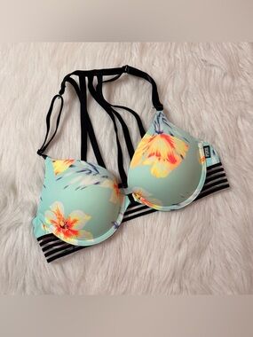 PINK Victorias Secret Tropical Print Bra